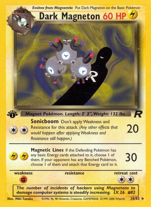Dark Magneton 28/82 (Team Rocket)  - 1st Edition | Good Games Adelaide SA