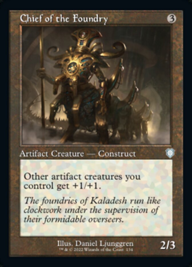 Chief of the Foundry (Retro) [The Brothers' War Commander] | Good Games Adelaide SA