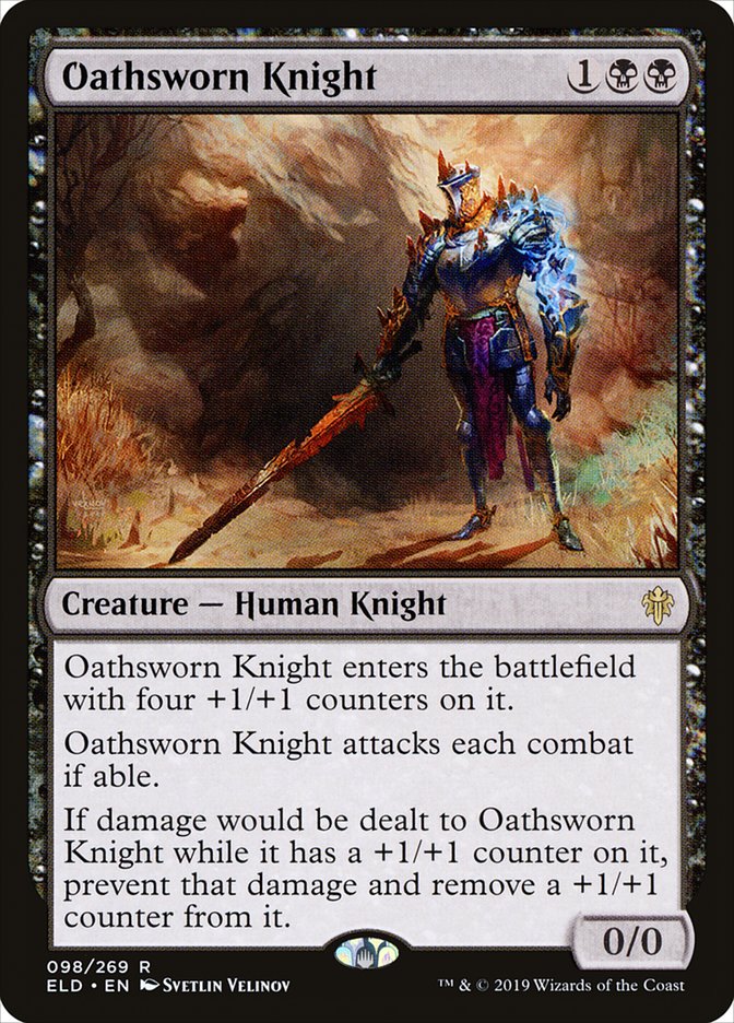 Oathsworn Knight 98 (Throne of Eldraine)  - Foil