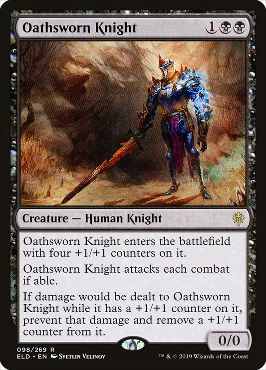 Oathsworn Knight 98 (Throne of Eldraine)  - Foil