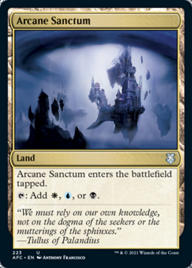 Arcane Sanctum [Dungeons & Dragons: Adventures in the Forgotten Realms Commander] | Good Games Adelaide SA