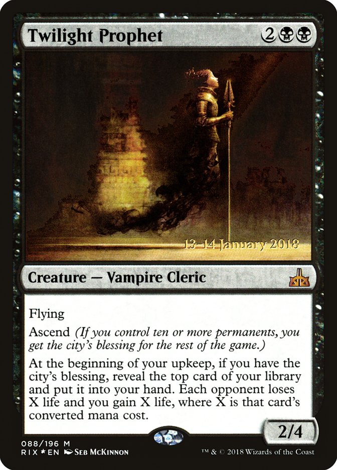 Twilight Prophet [Rivals of Ixalan Promos] | Good Games Adelaide SA