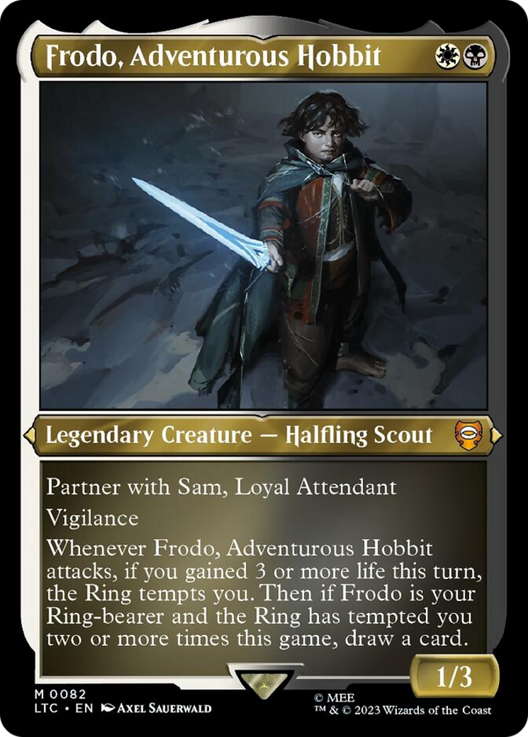 Frodo, Adventurous Hobbit (Display Commander) [The Lord of the Rings: Tales of Middle-Earth Commander] | Good Games Adelaide SA