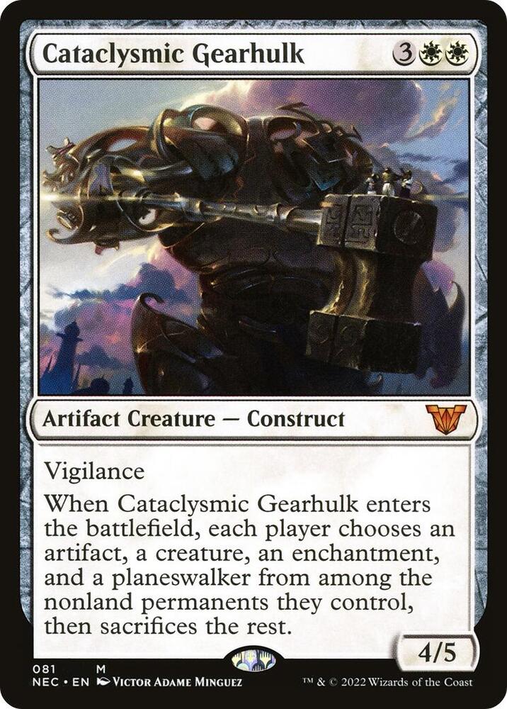 Cataclysmic Gearhulk 81 (Commander: Kamigawa: Neon Dynasty)  | Good Games Adelaide SA