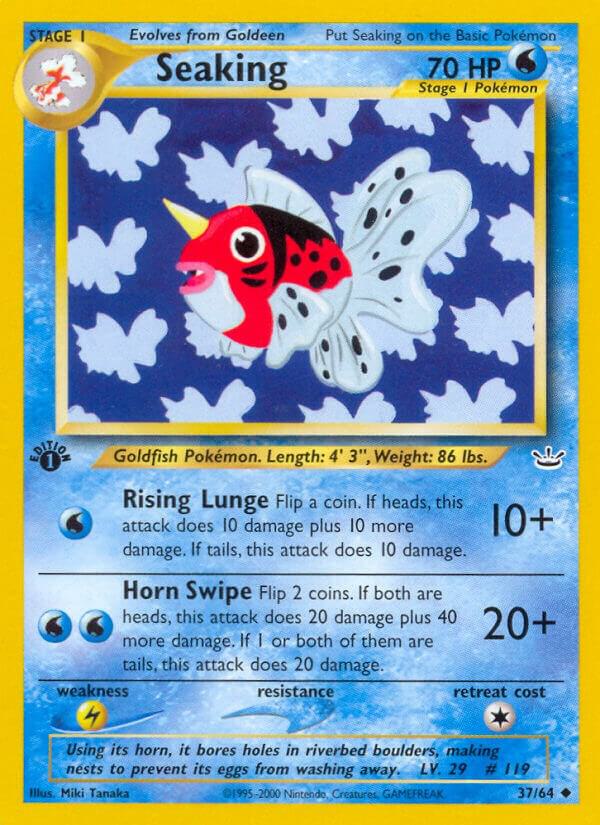 Seaking 37/64 (Neo Revelation)  - 1st Edition | Good Games Adelaide SA
