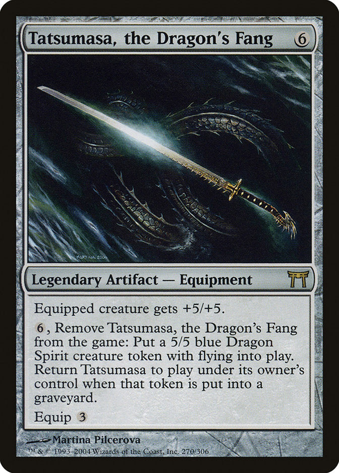 Tatsumasa, the Dragon's Fang 270 (Champions of Kamigawa)  - Foil | Good Games Adelaide SA