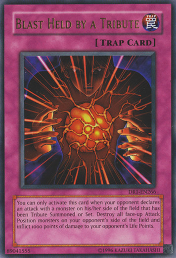 Blast Held by a Tribute [DR1-EN266] Ultra Rare | Good Games Adelaide SA
