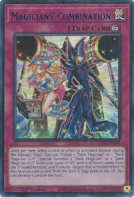 Magicians' Combination (Blue) [LDS3-EN099] Ultra Rare | Good Games Adelaide SA