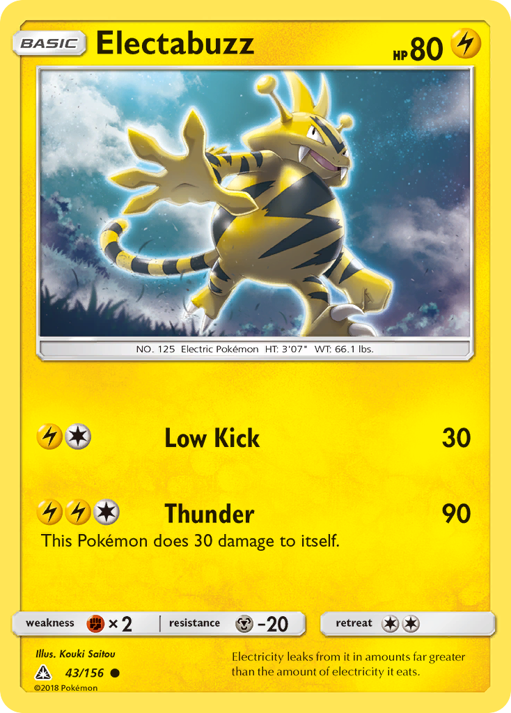 Electabuzz (43/156) [Sun & Moon: Ultra Prism] | Good Games Adelaide SA