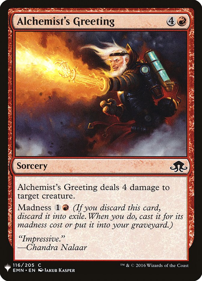 Alchemist's Greeting [Mystery Booster] | Good Games Adelaide SA