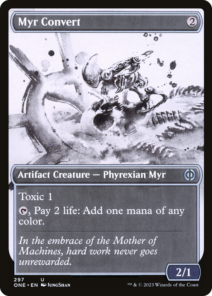 Myr Convert (Showcase Ichor) [Phyrexia: All Will Be One] | Good Games Adelaide SA