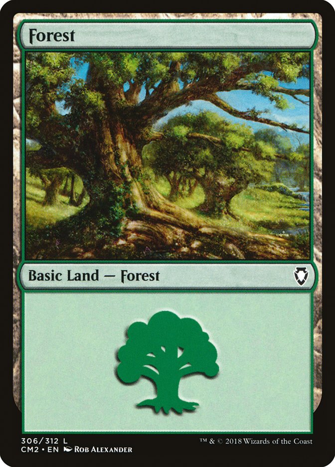 Forest (306) [Commander Anthology Volume II] | Good Games Adelaide SA