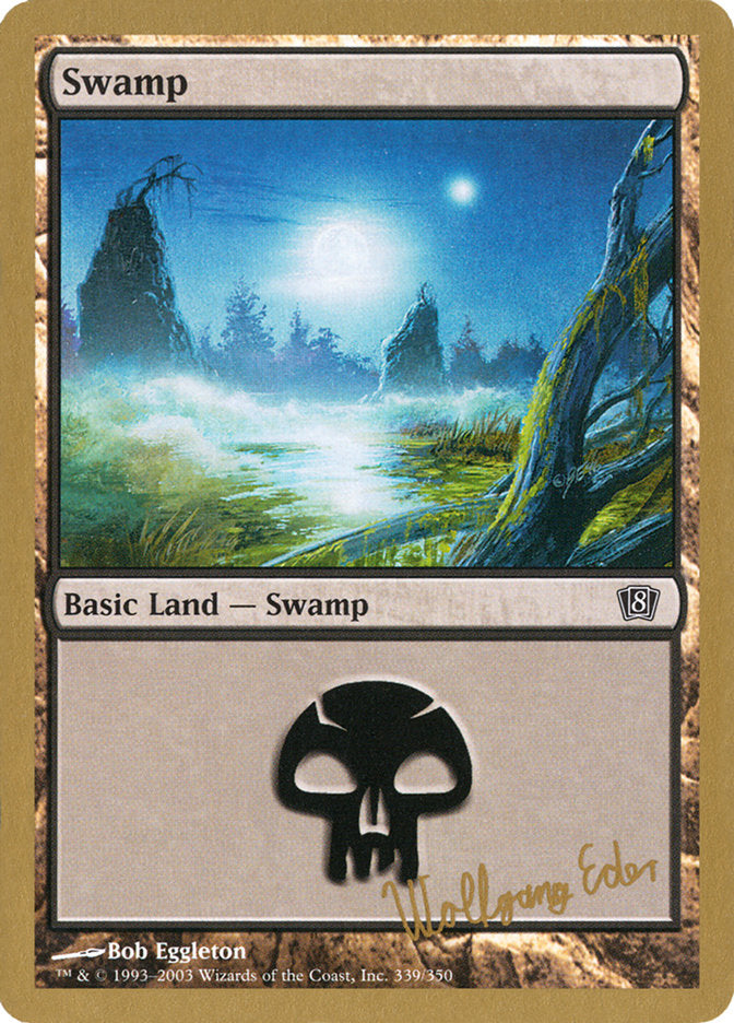 Swamp (we339) (Wolfgang Eder) [World Championship Decks 2003] | Good Games Adelaide SA