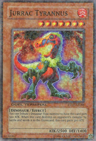 Jurrac Tyrannus [DT02-EN068] Super Rare | Good Games Adelaide SA