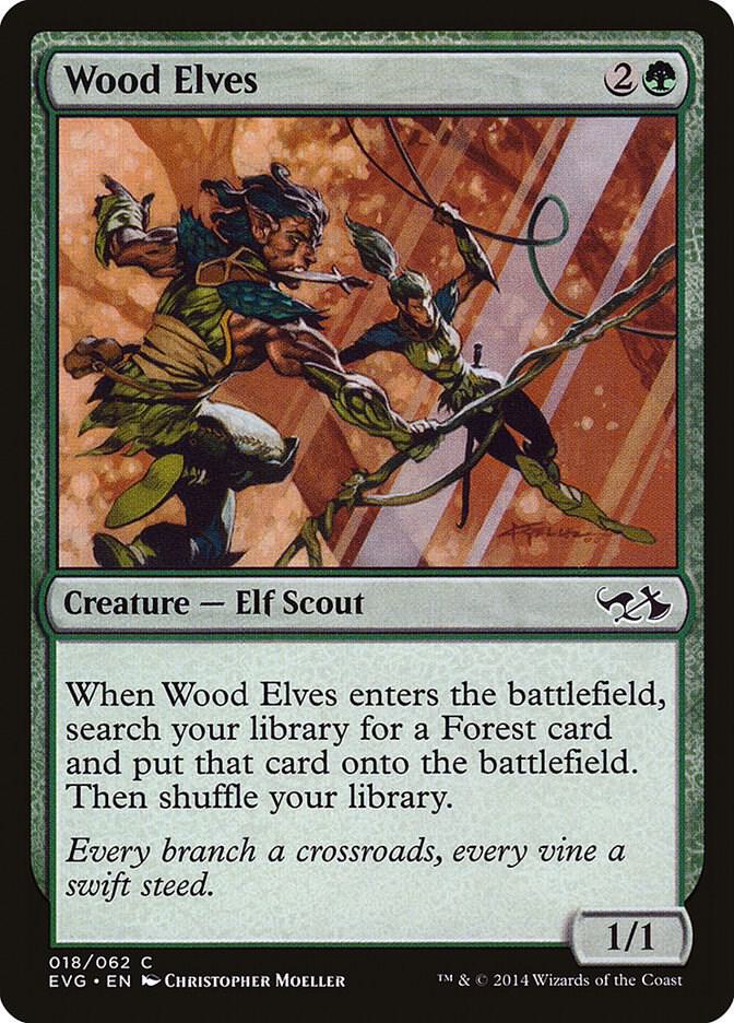 Wood Elves 18 (Duel Decks: Anthology)  | Good Games Adelaide SA
