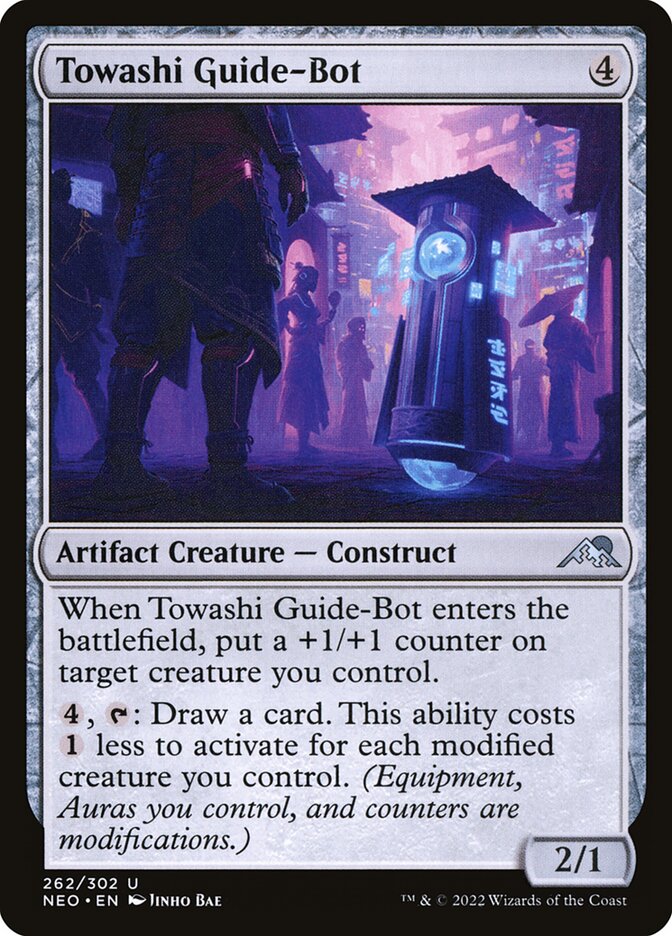 Towashi Guide-Bot 262 (Kamigawa: Neon Dynasty)  - Foil | Good Games Adelaide SA