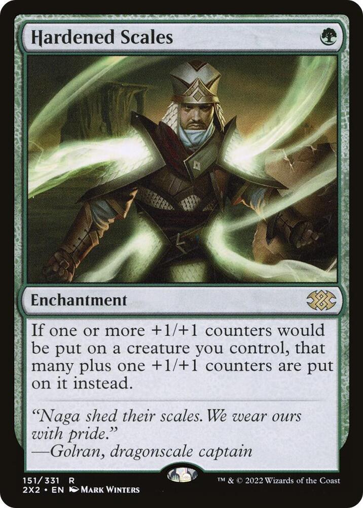 Hardened Scales 151 (Double Masters 2022)  - Foil | Good Games Adelaide SA