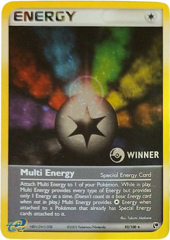 Multi Energy Special 93 100 Winner 093/100 (League & Championship Cards)  - Holofoil | Good Games Adelaide SA