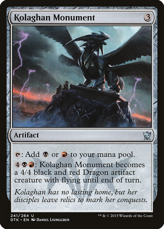 Kolaghan Monument [Dragons of Tarkir] | Good Games Adelaide SA