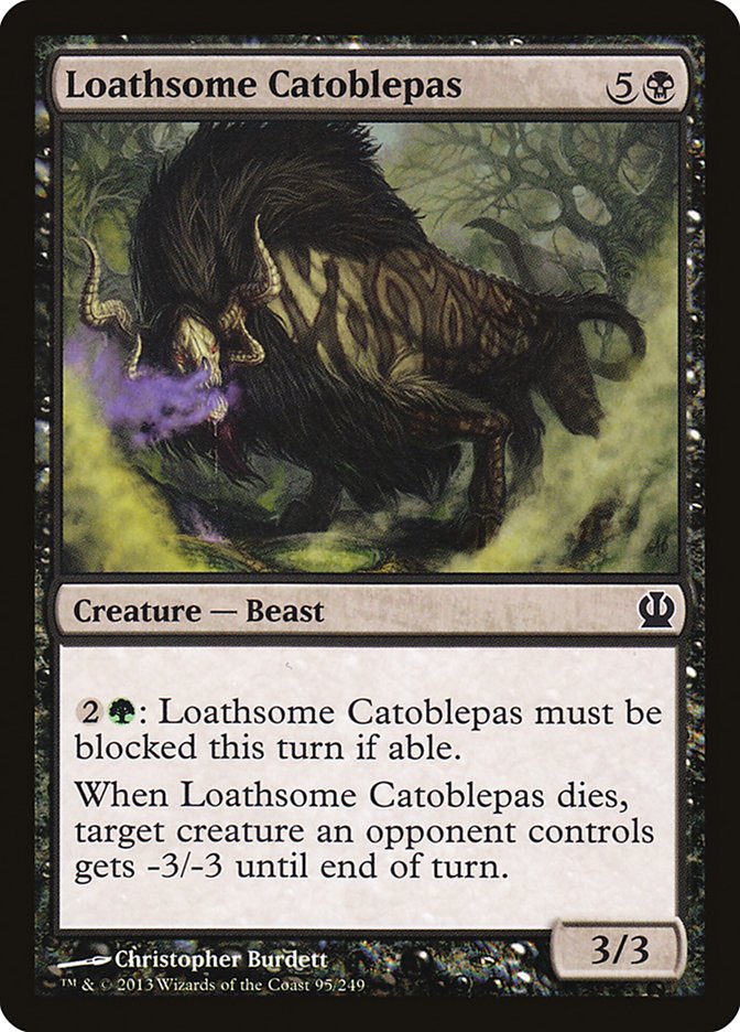Loathsome Catoblepas 95 (Theros)  - Foil | Good Games Adelaide SA