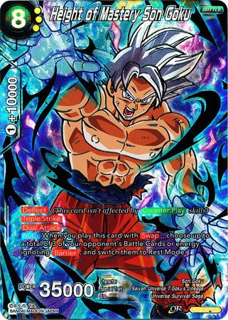 Height of Mastery Son Goku (SPR) [BT4-075] | Good Games Adelaide SA