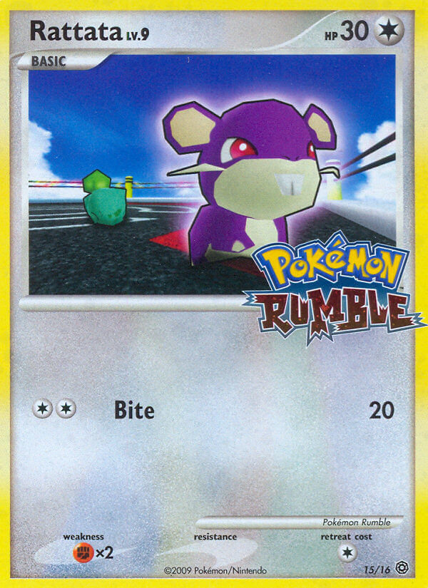 Rattata (15/16) [Pokémon Rumble] | Good Games Adelaide SA