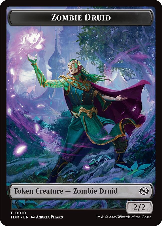 Zombie Druid // Treasure 10 // 16 (Tarkir: Dragonstorm)  - Foil | Good Games Adelaide SA