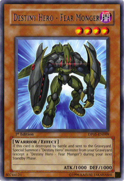 Destiny Hero - Fear Monger [DP05-EN009] Rare | Good Games Adelaide SA