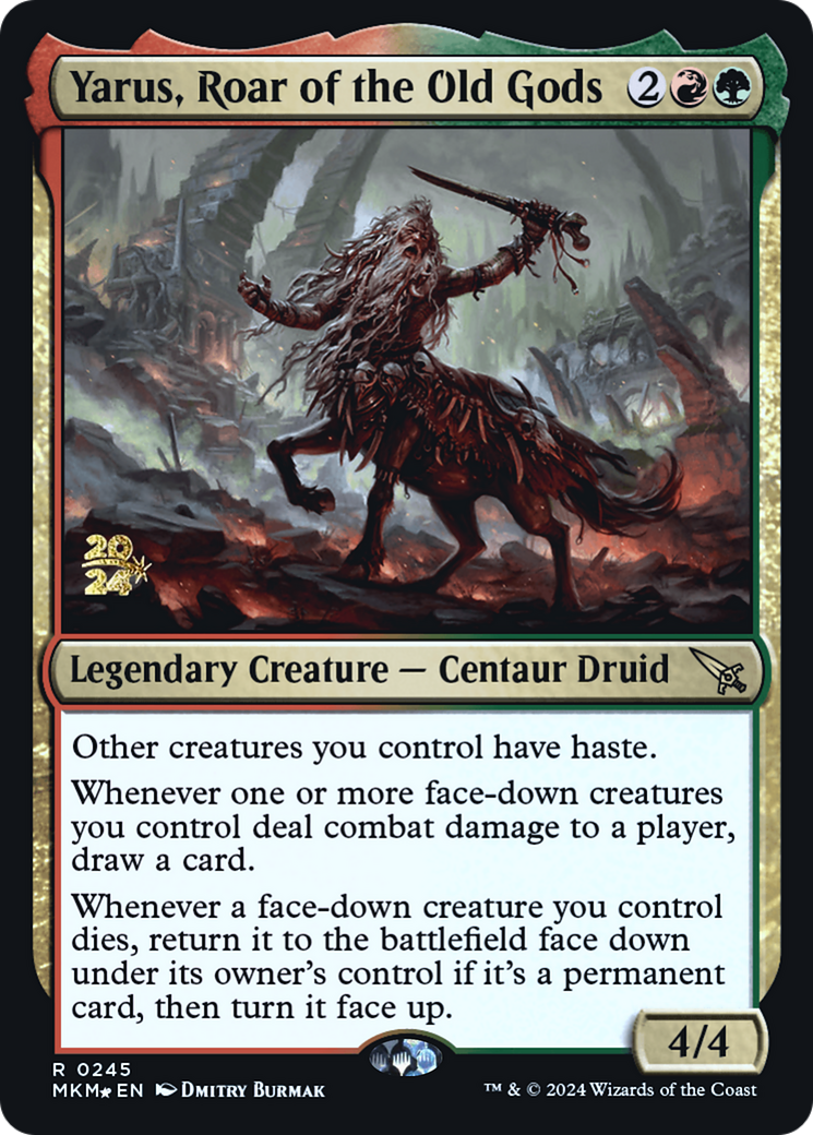 Yarus, Roar of the Old Gods [Murders at Karlov Manor Prerelease Promos] | Good Games Adelaide SA