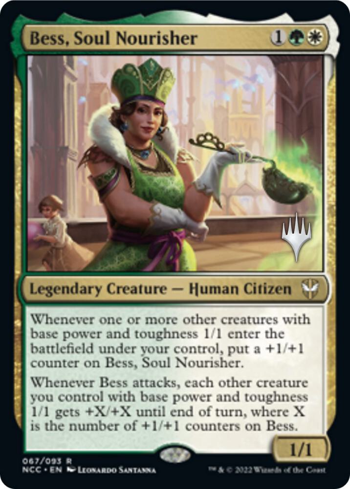 Bess Soul Nourisher 67 (Promo Pack: Streets of New Capenna)  - Foil | Good Games Adelaide SA