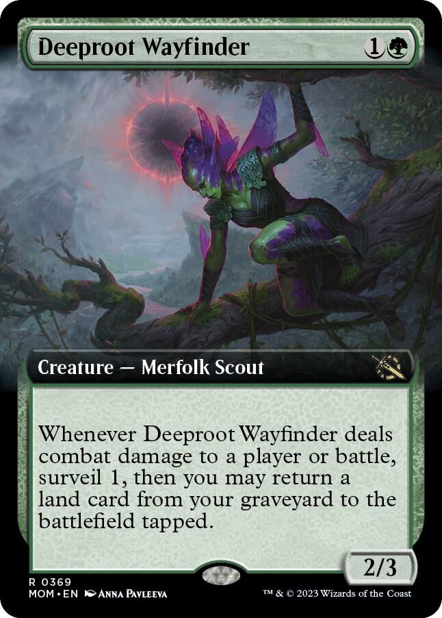 Deeproot Wayfinder 369 (March of the Machine)  - Extended Art Foil | Good Games Adelaide SA