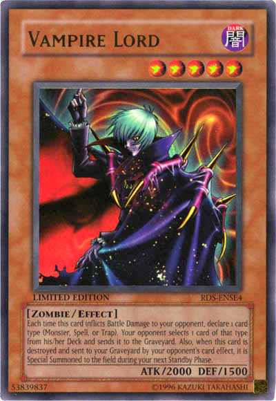 Vampire Lord [RDS-ENSE4] Ultra Rare | Good Games Adelaide SA