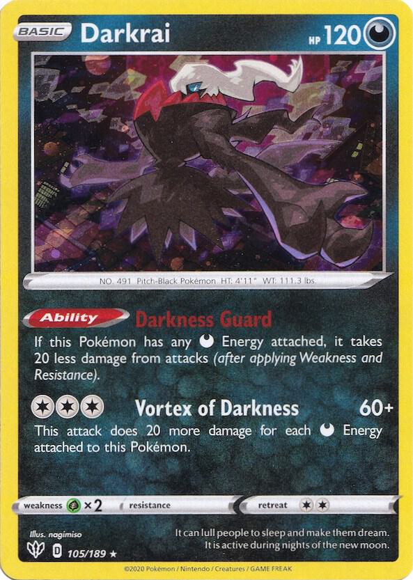 Darkrai 105/189 (Miscellaneous Cards & Products)  - Cosmo Holofoil | Good Games Adelaide SA