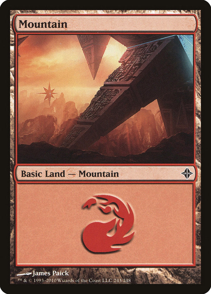 Mountain (243) [Rise of the Eldrazi] | Good Games Adelaide SA