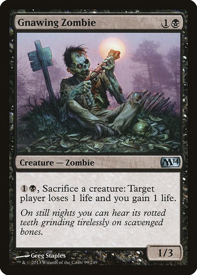 Gnawing Zombie 99 (Magic 2014 (M14))  - Foil | Good Games Adelaide SA