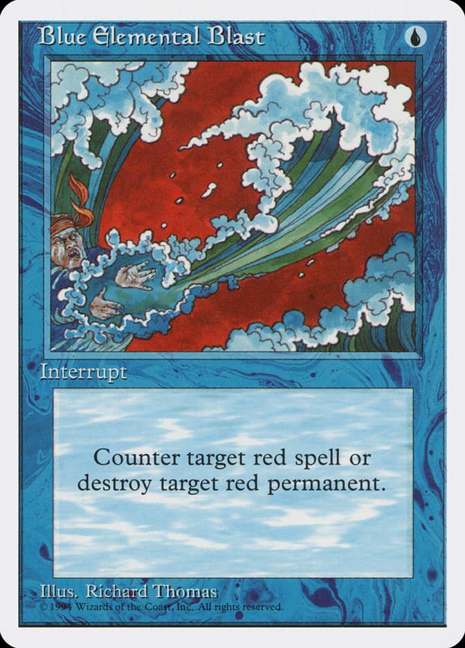 Blue Elemental Blast [Magazine Inserts] | Good Games Adelaide SA