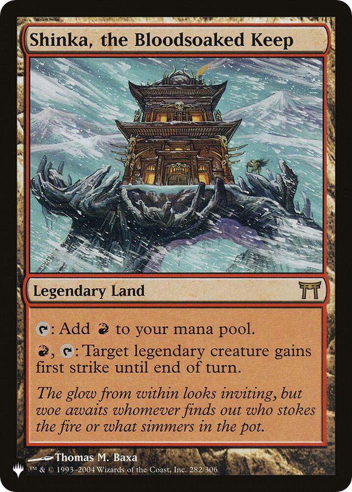 Shinka the Bloodsoaked Keep 282/306 (The List Reprints)  | Good Games Adelaide SA