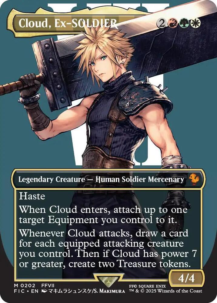 Cloud Ex SOLDIER 202 (Commander: FINAL FANTASY)  - Foil | Good Games Adelaide SA