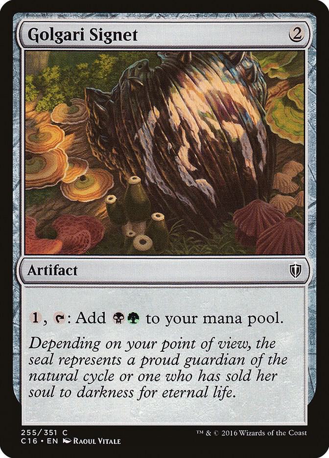 Golgari Signet 255 (Commander 2016)  | Good Games Adelaide SA