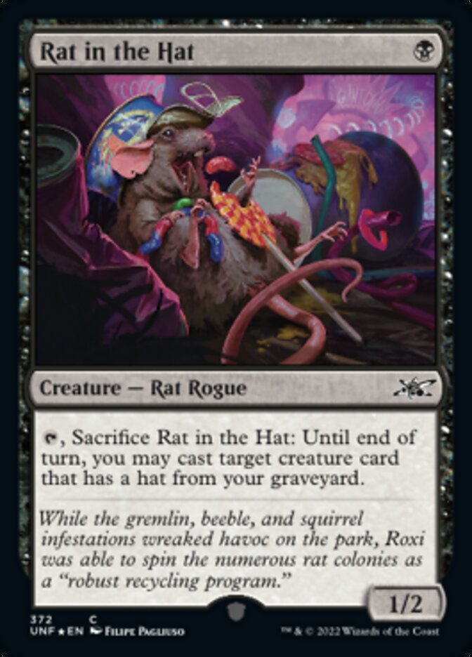 Rat in the Hat (Galaxy Foil) [Unfinity] | Good Games Adelaide SA