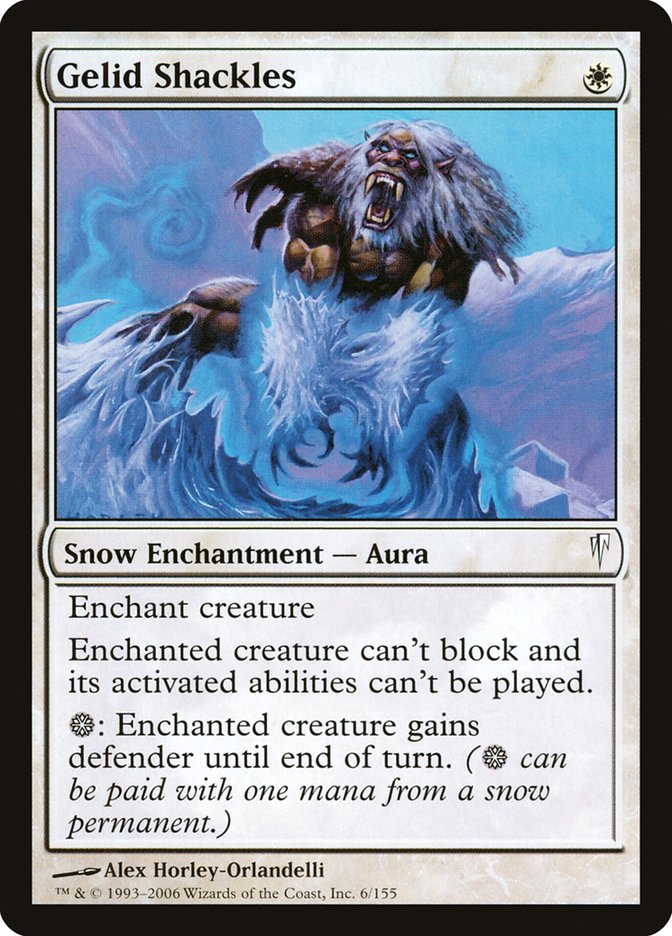 Gelid Shackles 6 (Coldsnap)  - Foil | Good Games Adelaide SA