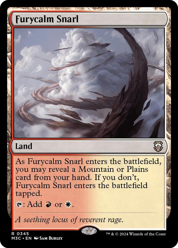 Furycalm Snarl 345/411 (Commander: Modern Horizons 3)  - Ripple Foil | Good Games Adelaide SA