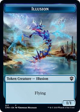 Illusion Plant Double Sided Token 17 // 21 (Commander Legends)  | Good Games Adelaide SA