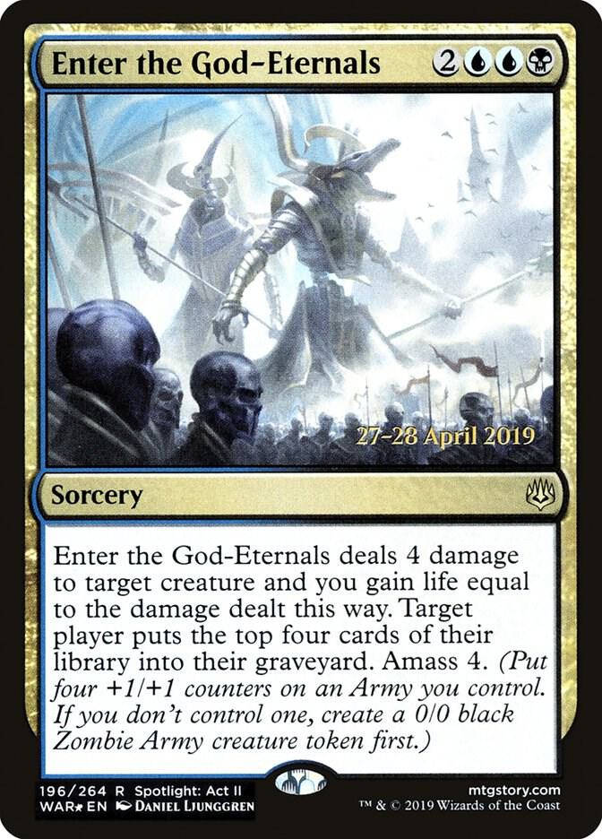 Enter the God Eternals 196 (Prerelease Cards)  - Foil | Good Games Adelaide SA