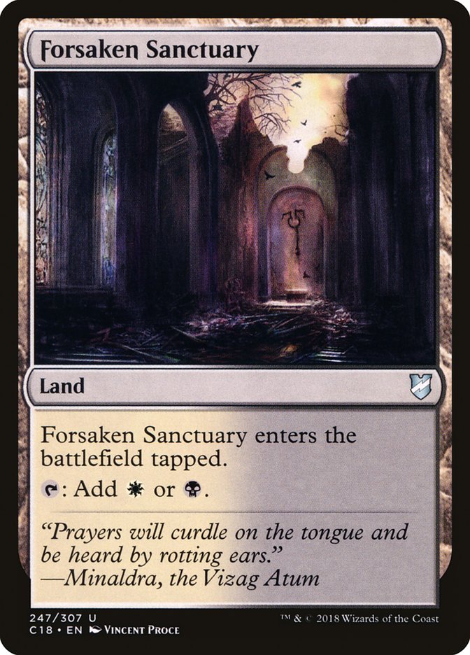 Forsaken Sanctuary 247 (Commander 2018)  | Good Games Adelaide SA
