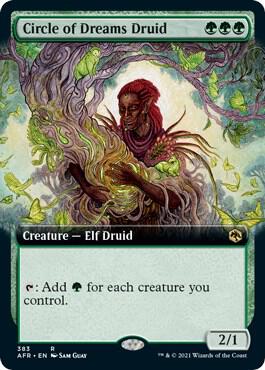 Circle of Dreams Druid Extended Art 383 (Adventures in the Forgotten Realms)  - Foil | Good Games Adelaide SA