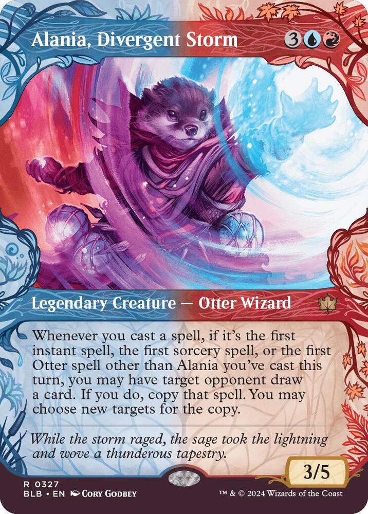 Alania, Divergent Storm 327 (Bloomburrow)  - Foil | Good Games Adelaide SA