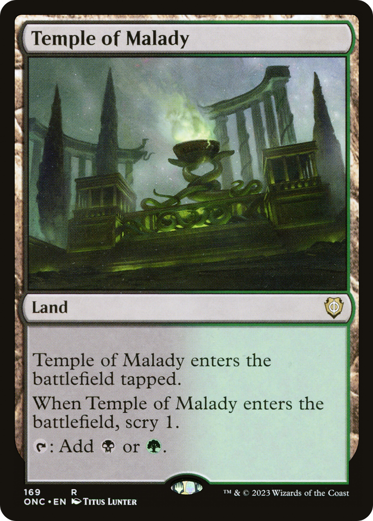 Temple of Malady [Phyrexia: All Will Be One Commander] | Good Games Adelaide SA