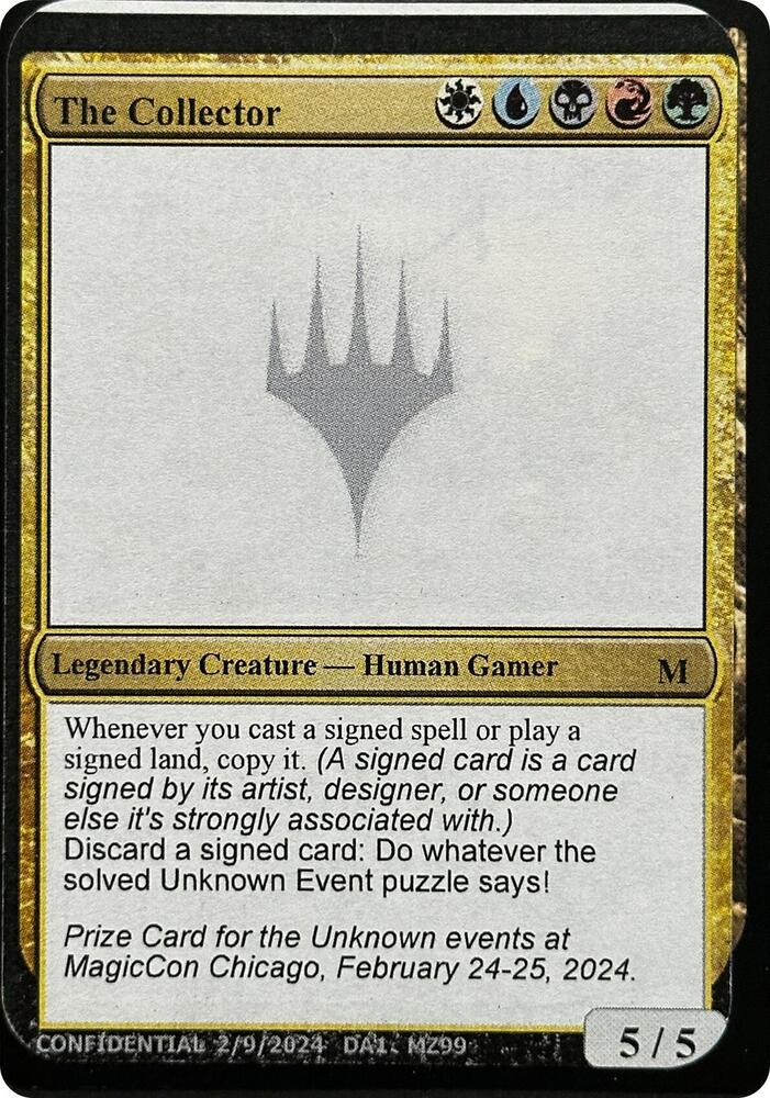 The Collector  (Un-Known Event Playtest Cards)  | Good Games Adelaide SA