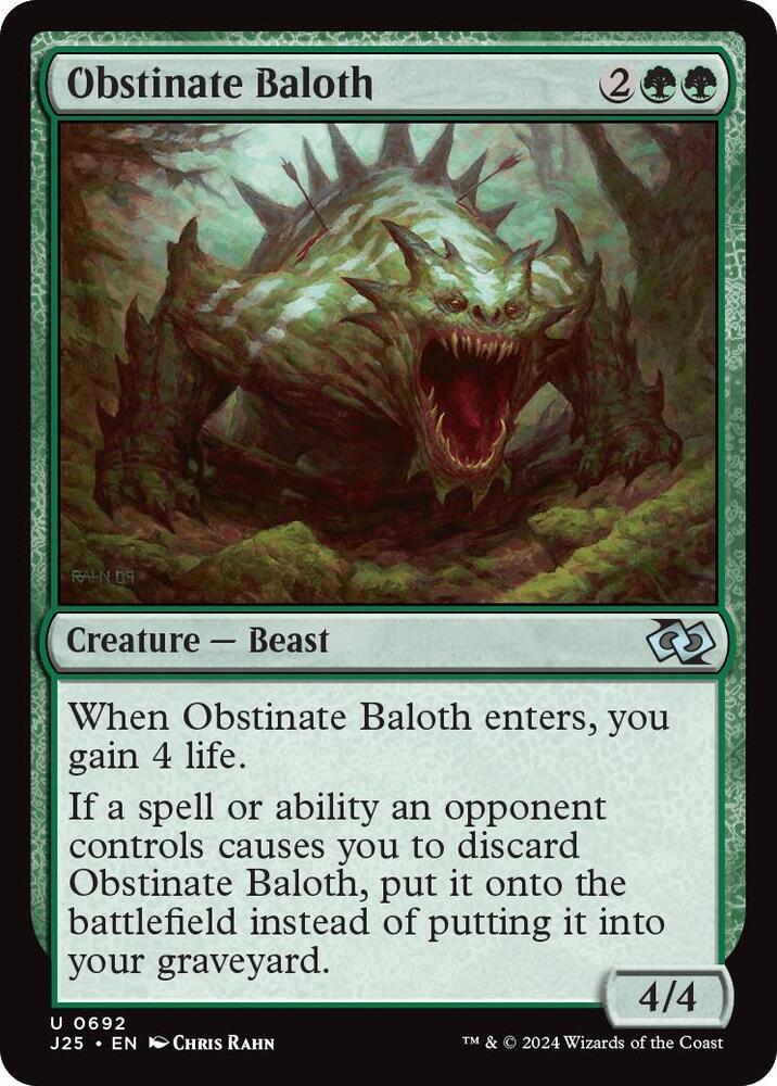 Obstinate Baloth 692 (Foundations Jumpstart)  | Good Games Adelaide SA